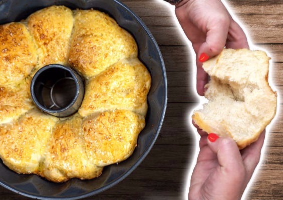 Zupfbrot mit Knoblauch Zupfbrot mit Knoblauch